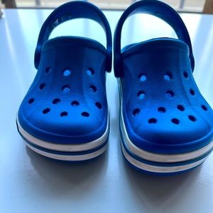 Blue Crocs size 7